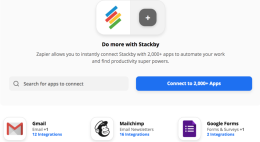 Stackby and Zapier Integration