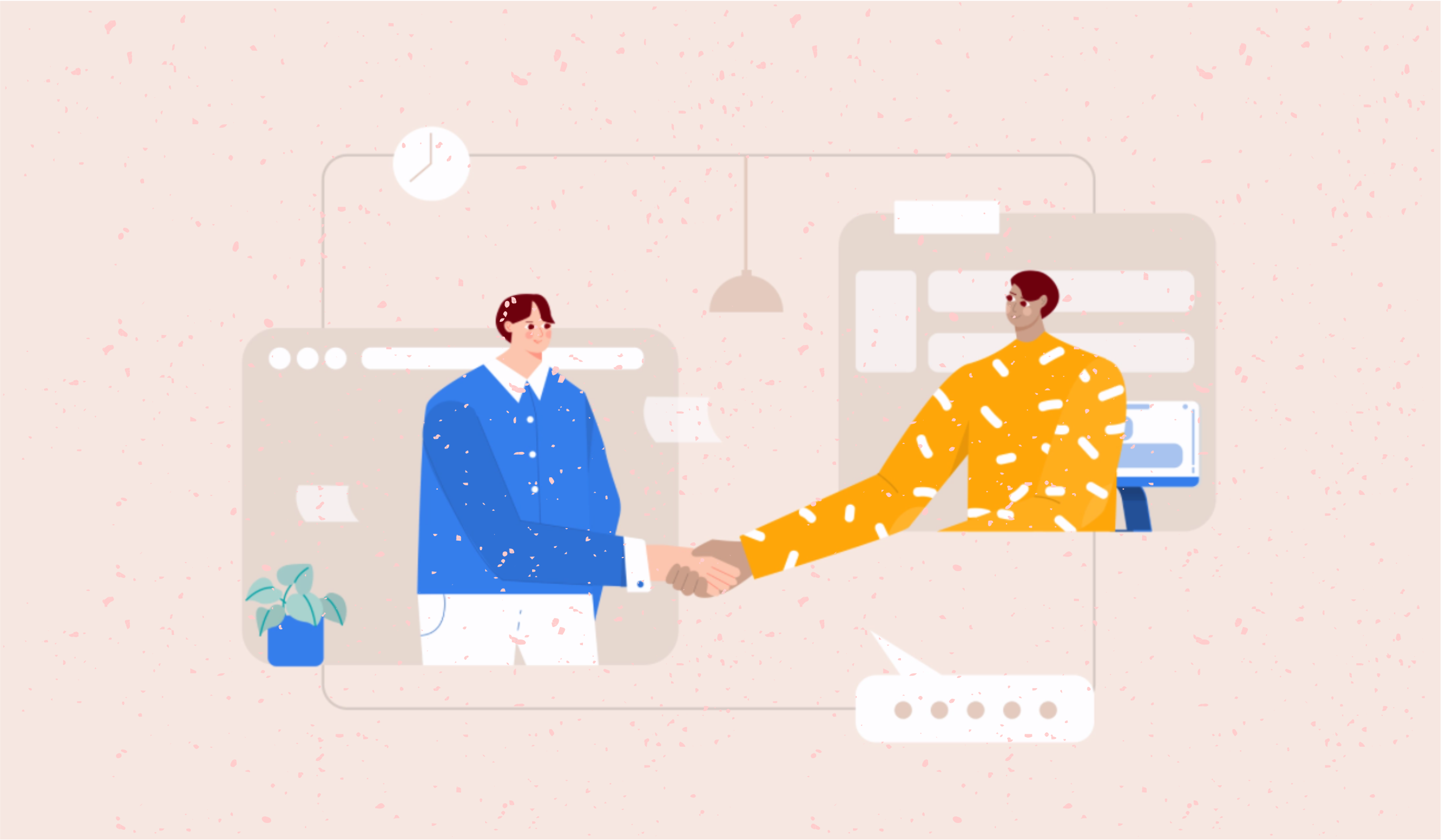 Effective design. B2b иллюстрация. UX интервью. Бытовая сделка иллюстрация. Employee retention.