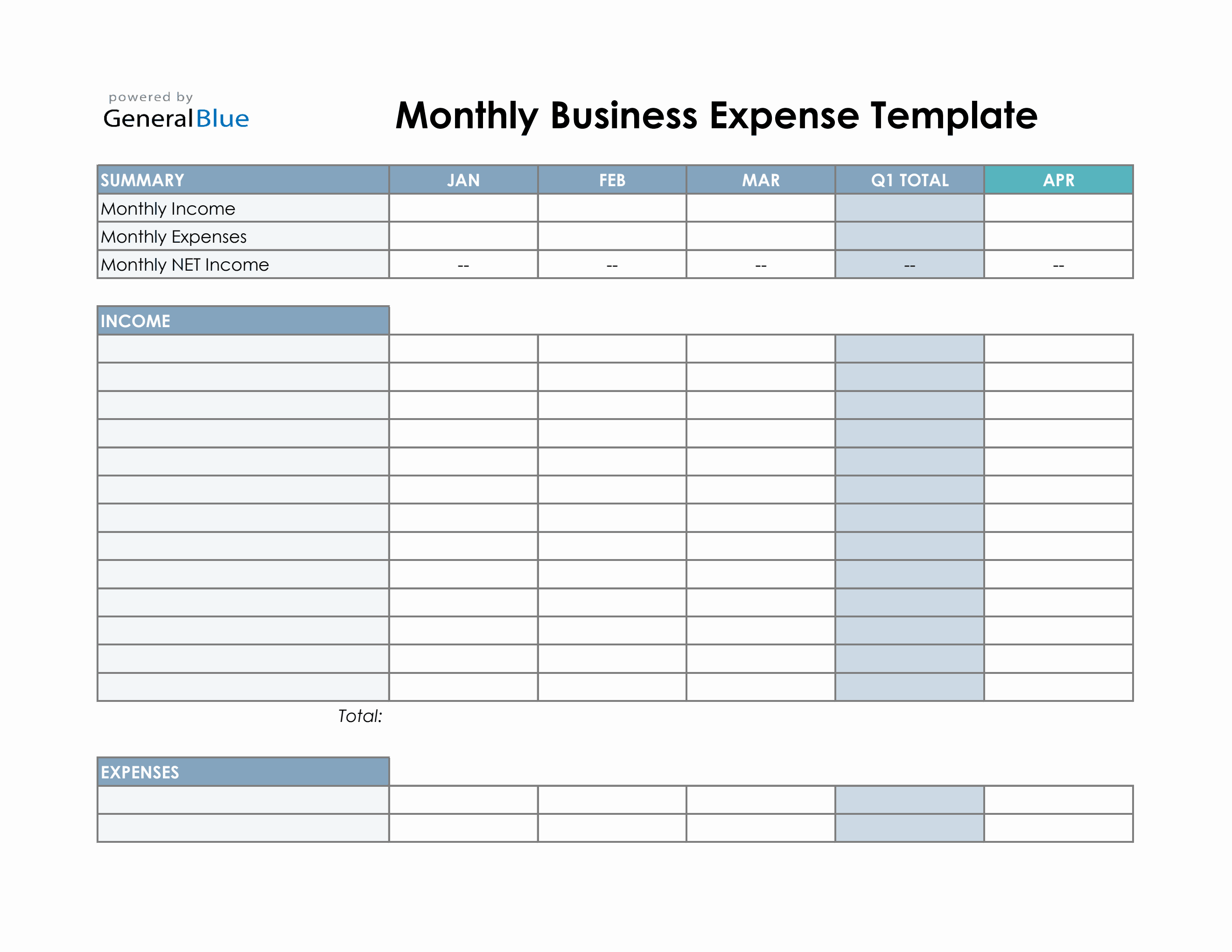 Free Excel Spreadsheet for Business Expenses (2024) Stackby