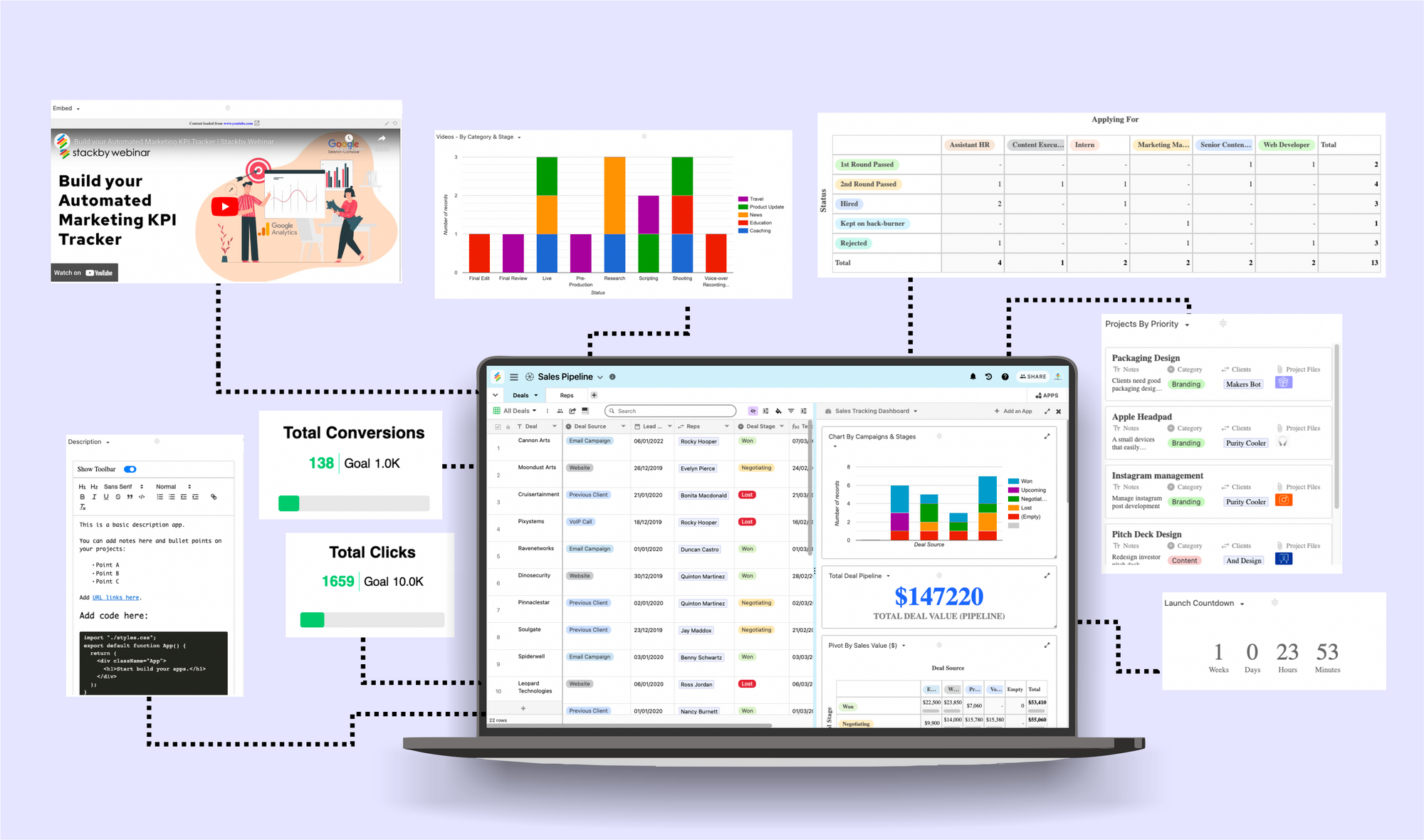 Stackby CRM: Free CRM Software