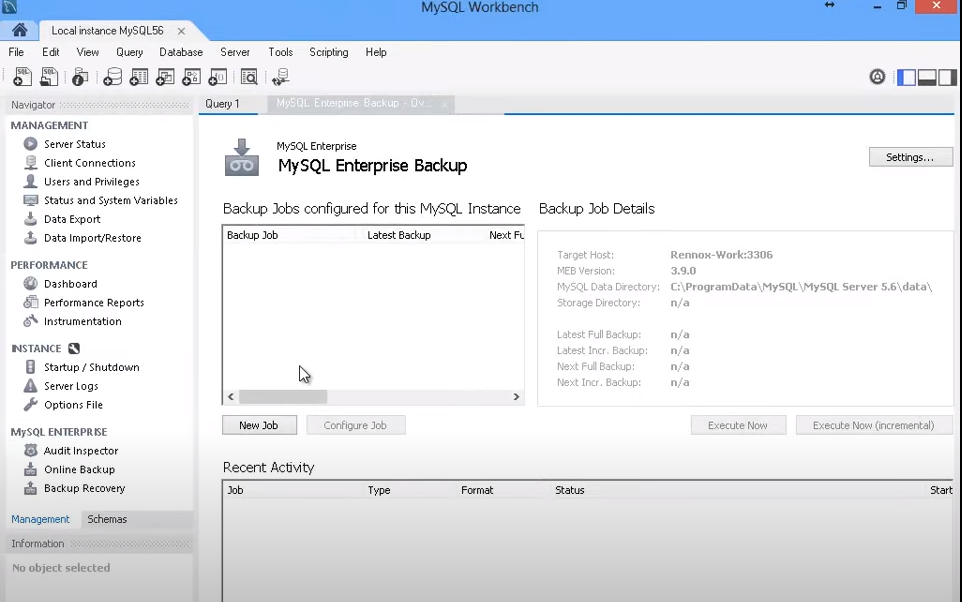 MySQL Workbench 