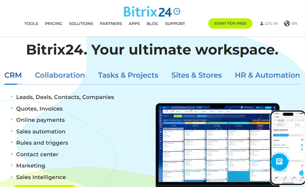 Program Management Software: Bitrix24