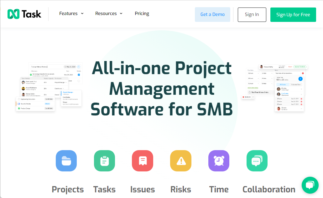 Manage and organize all your tasks whether you are an individual or SMBs in nTask.