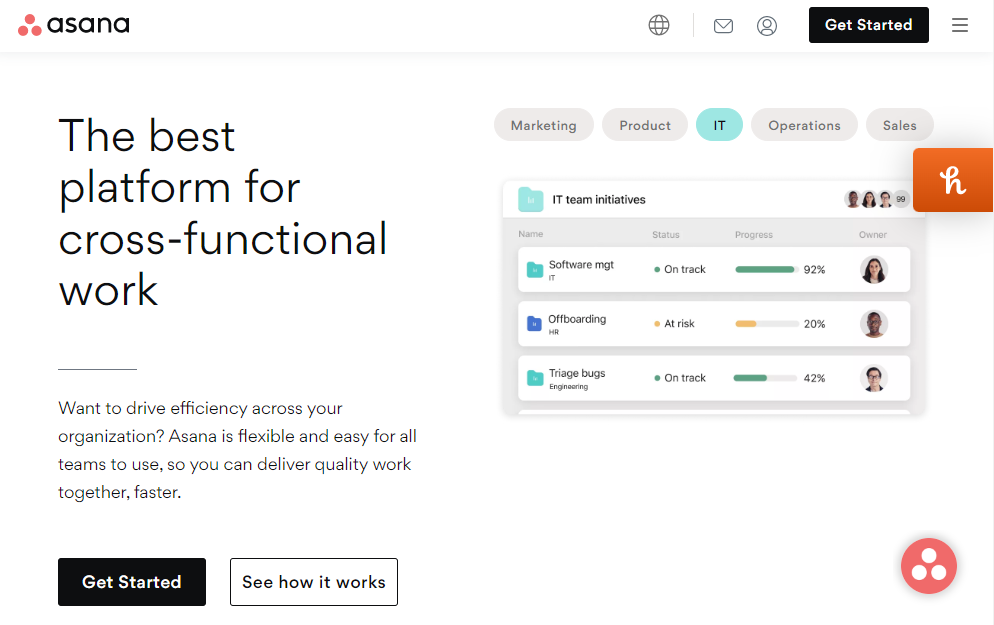 Asana is a workflow and task management platform to manage and organize your tasks and projects.