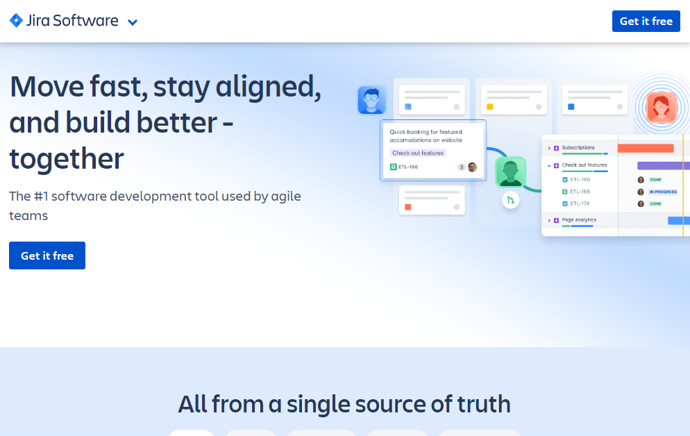 Jira is a bug tracking tool to plan, track and work more effectively.