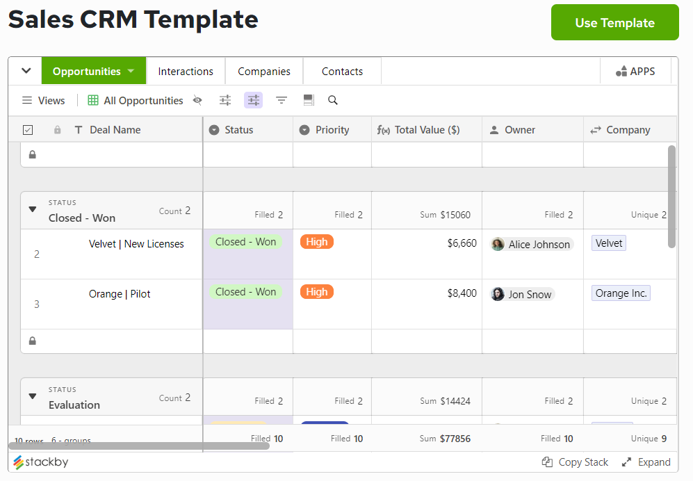 Top 21 Free CRM Templates to supercharge your business [2024]