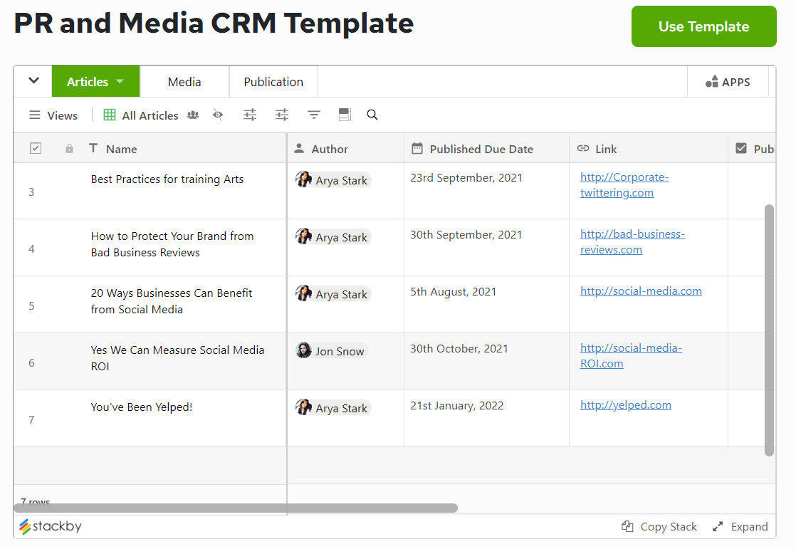 Top 21 Free CRM Templates to supercharge your business [2024]