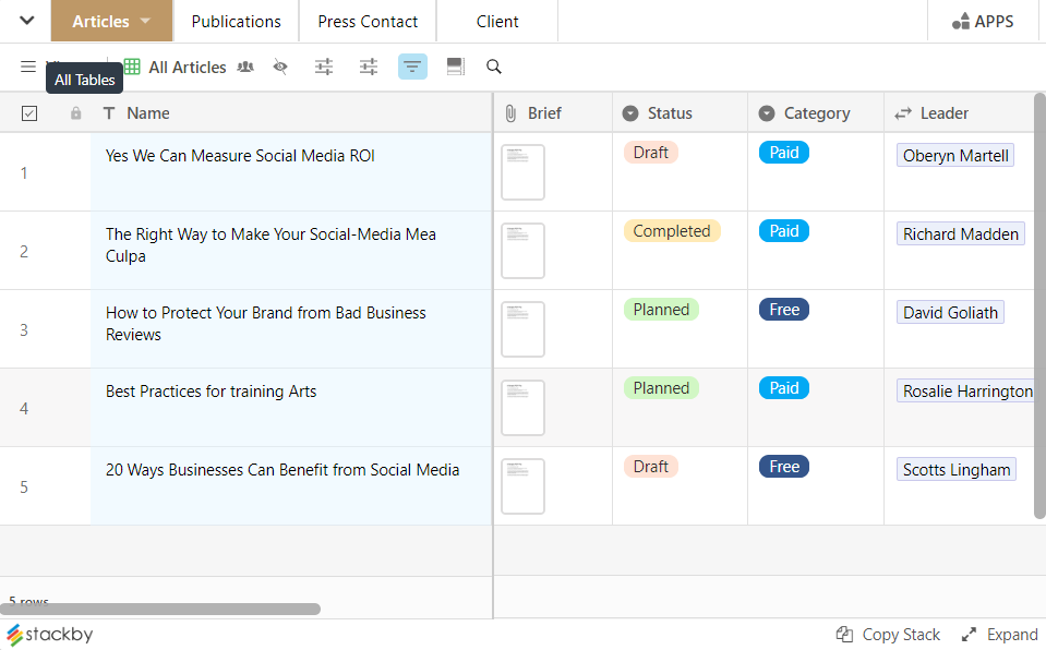 10 Best Free Database Templates for Marketing Agencies in [2024]