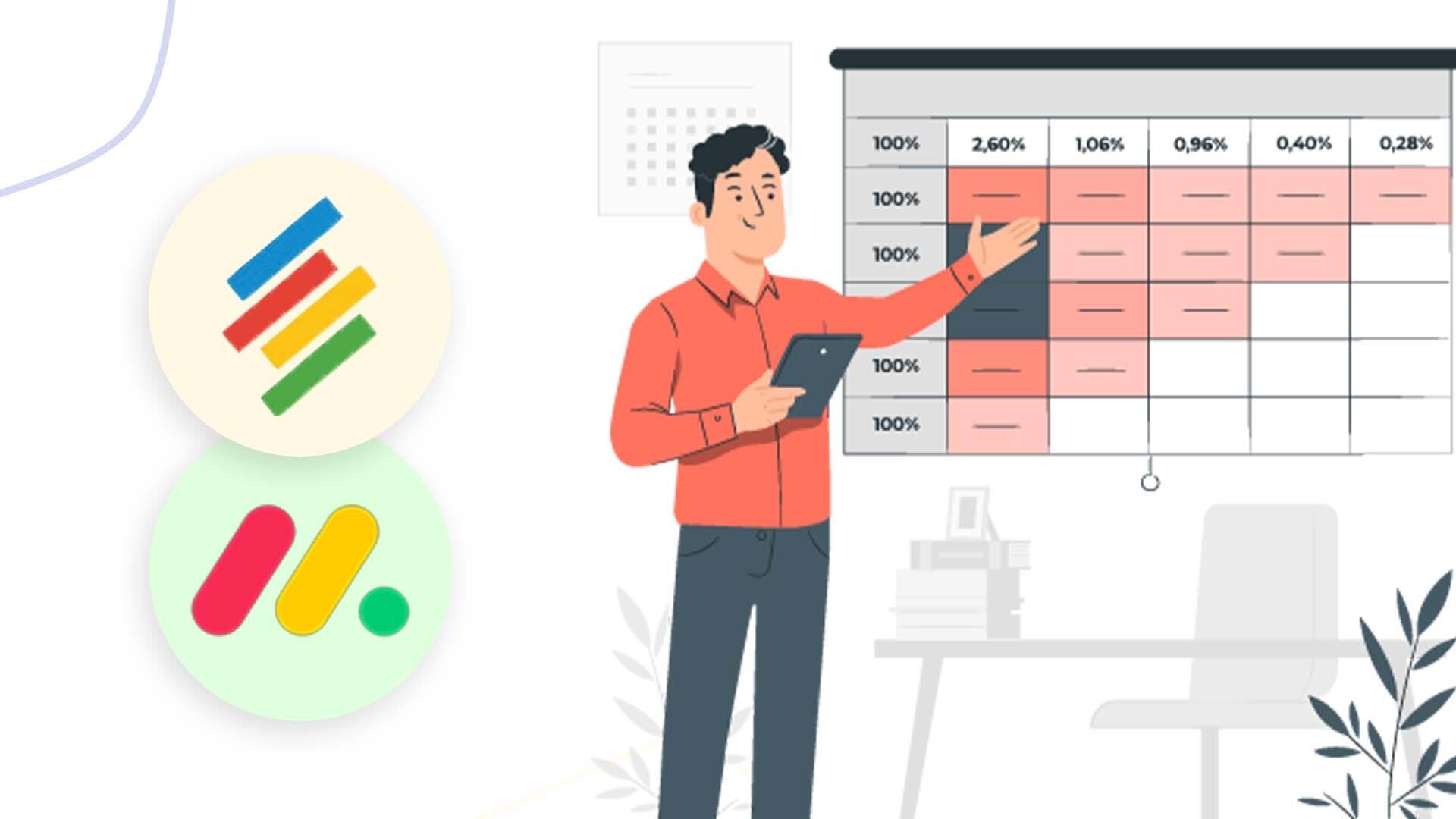 Feature Comparison of Product Management Monday vs Stackby