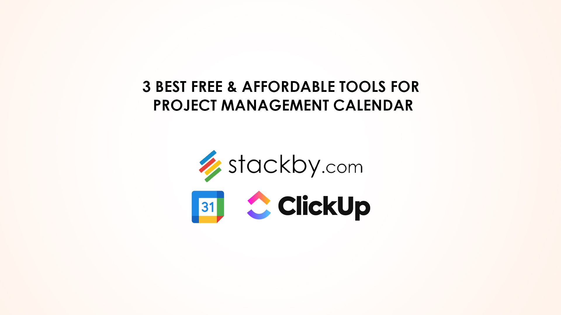 3 Best Free & Affordable Tools for Project Management Calendar