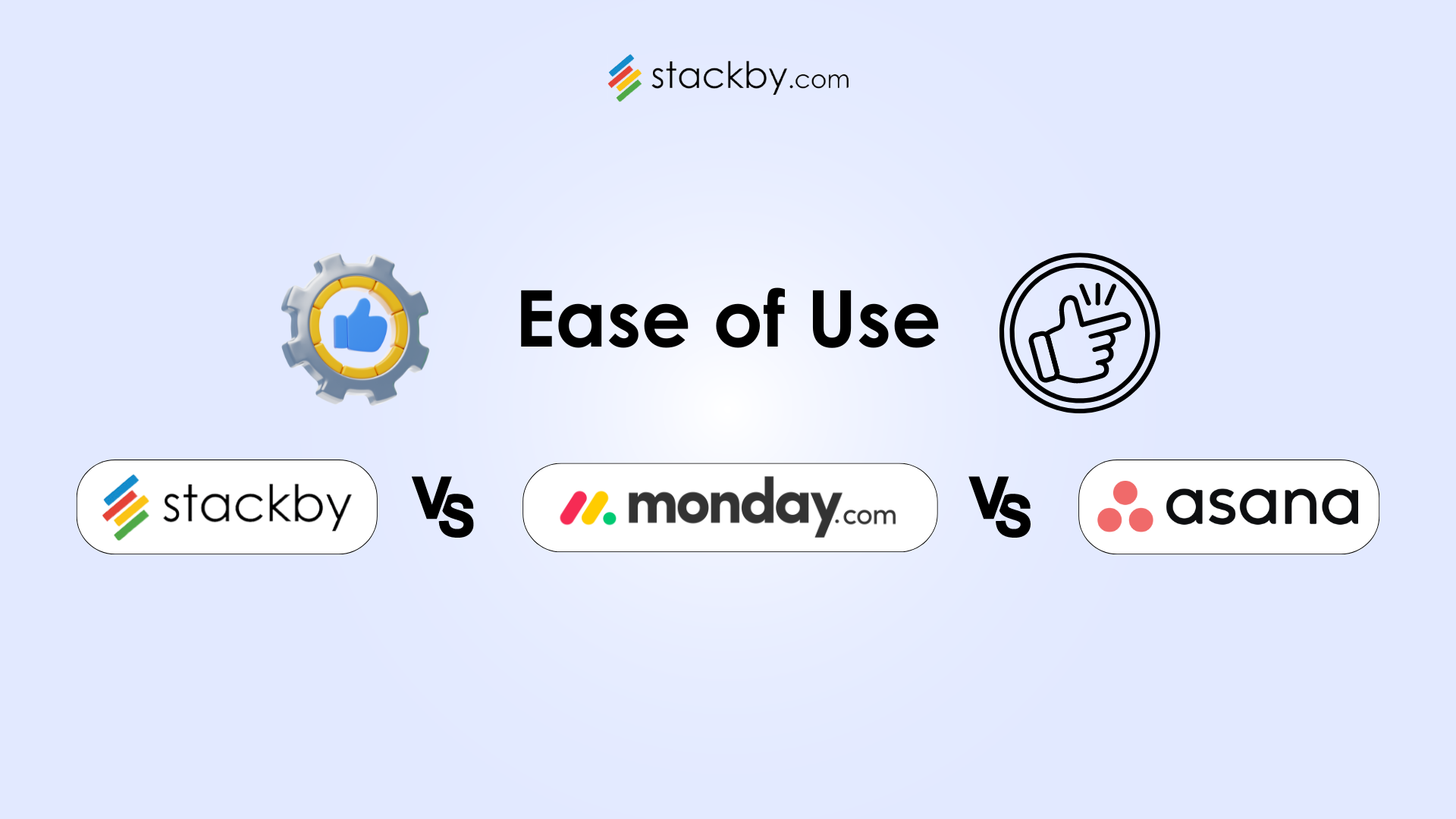 Ease of Use: Asana vs Stackby vs Monday.com