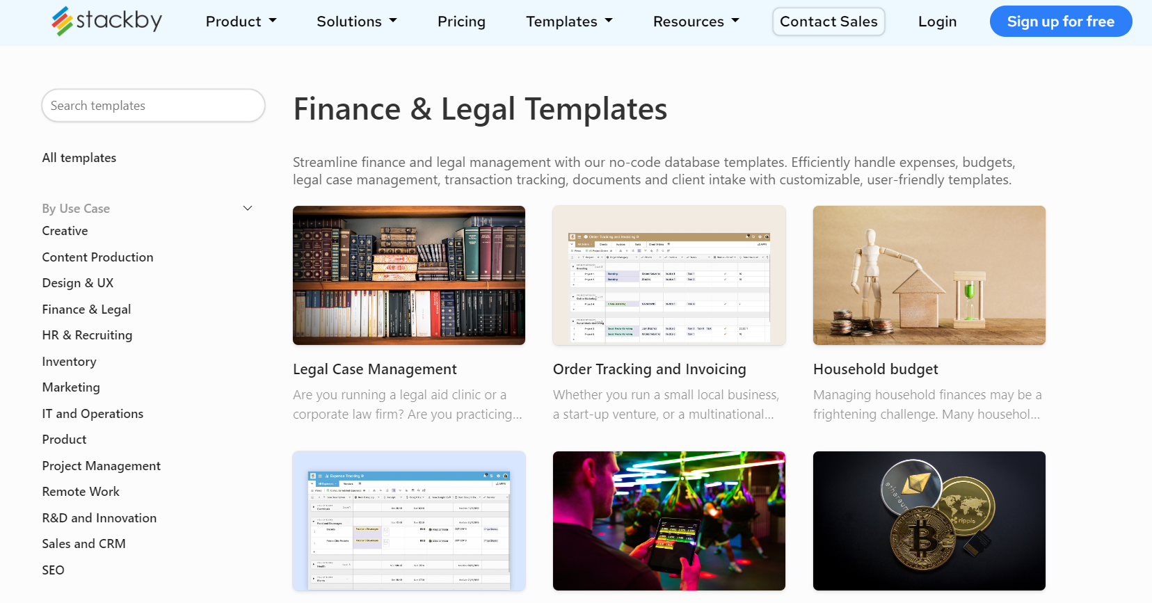 Stackby - Best Free & Affordable Legal Case Management Software