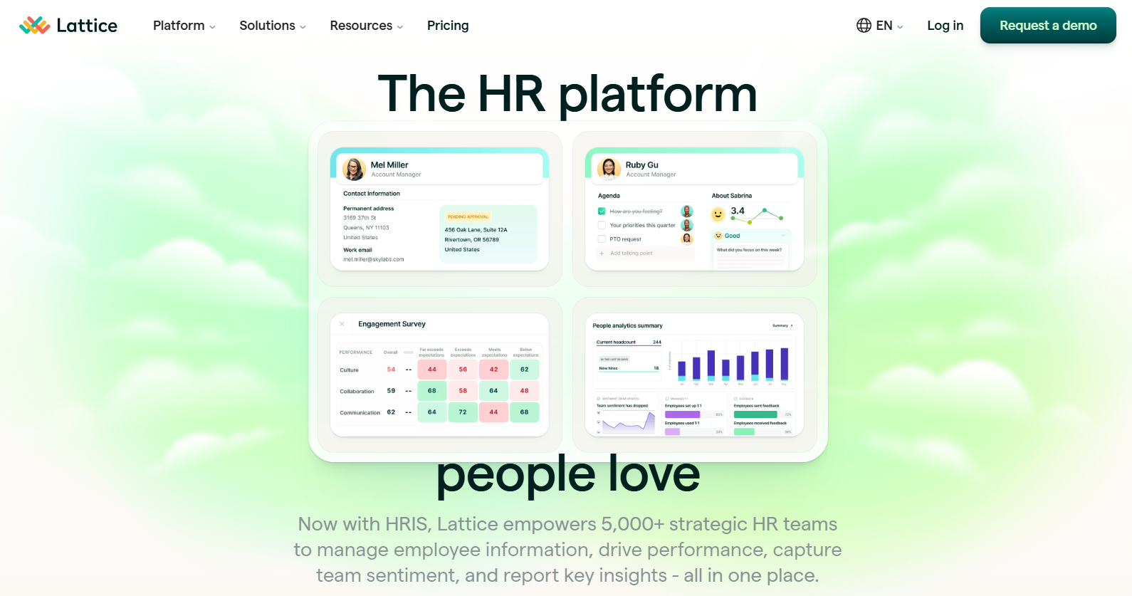 Lattice : Best Example for HRIS Software