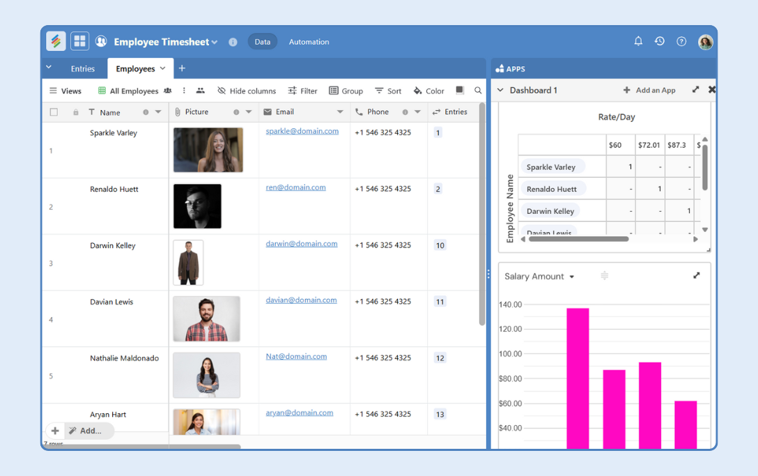 #2. Employee Timesheet Template