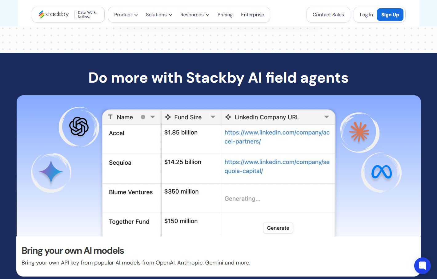 1. Stackby AI