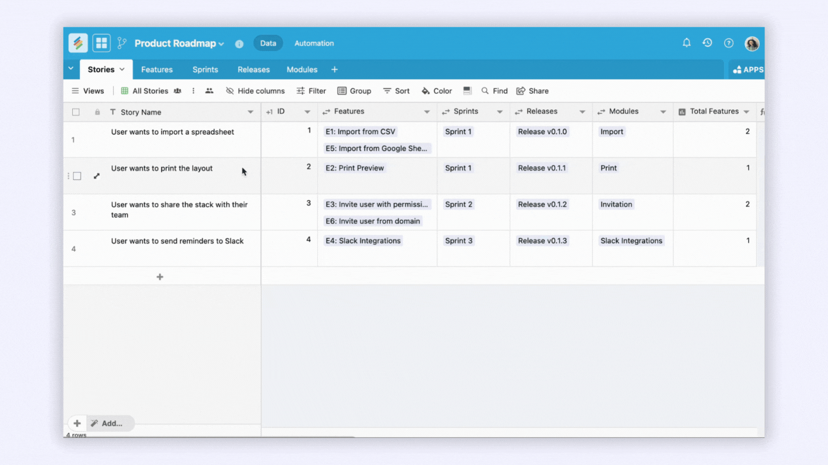 New Views & Column Permissions