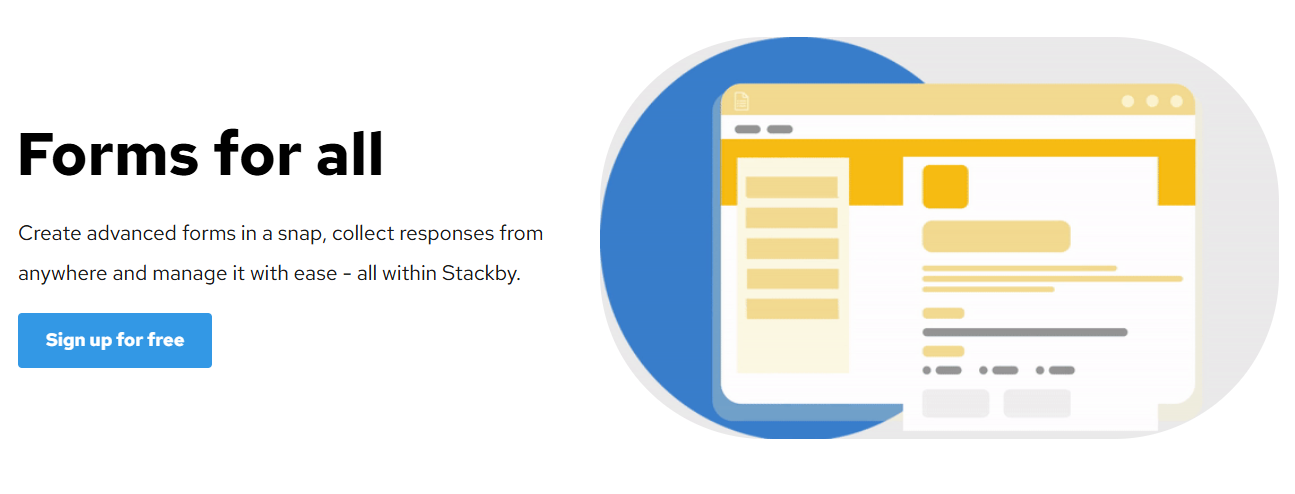 Create advanced forms in a snap | Stackby