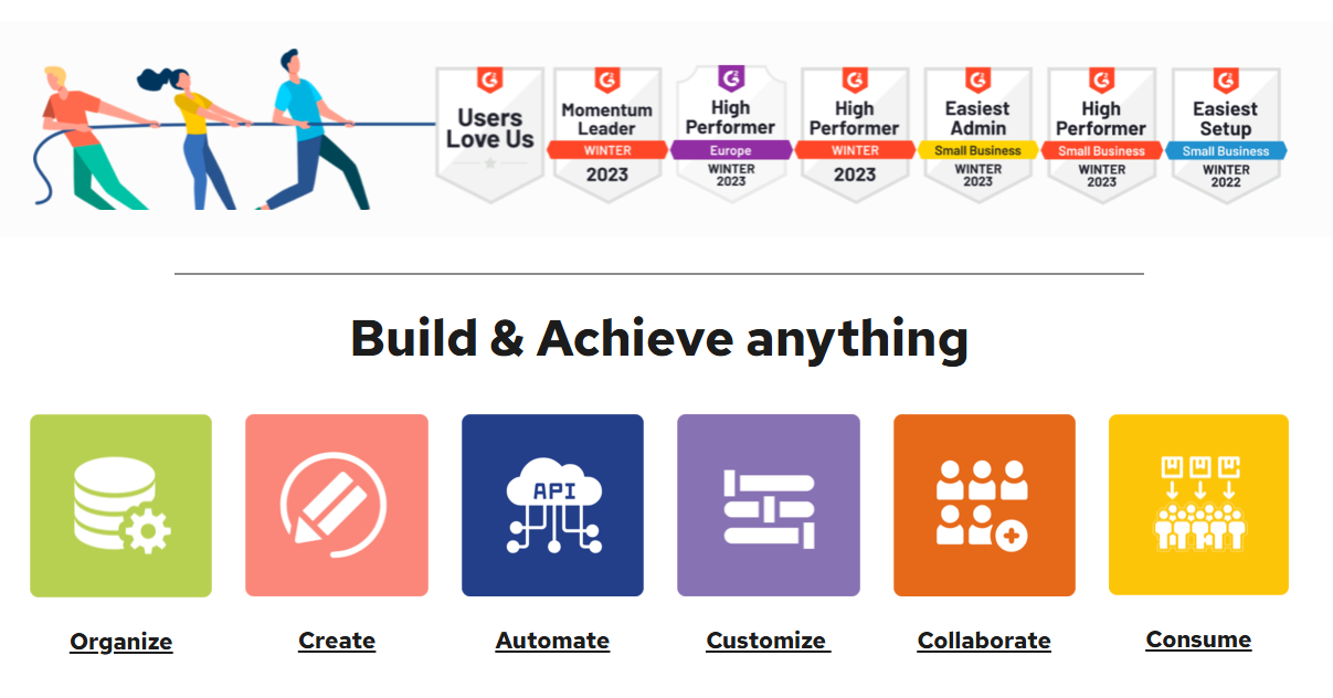 manage your all your team's workflows in a one flexible collaboration platform
