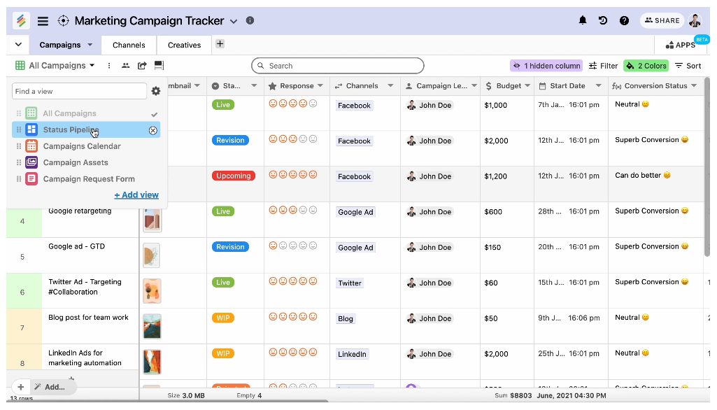 manage your all your team's workflows in a one flexible collaboration platform