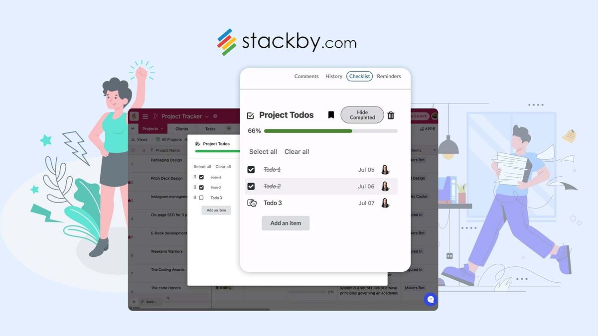 Work with Stackby Checklists