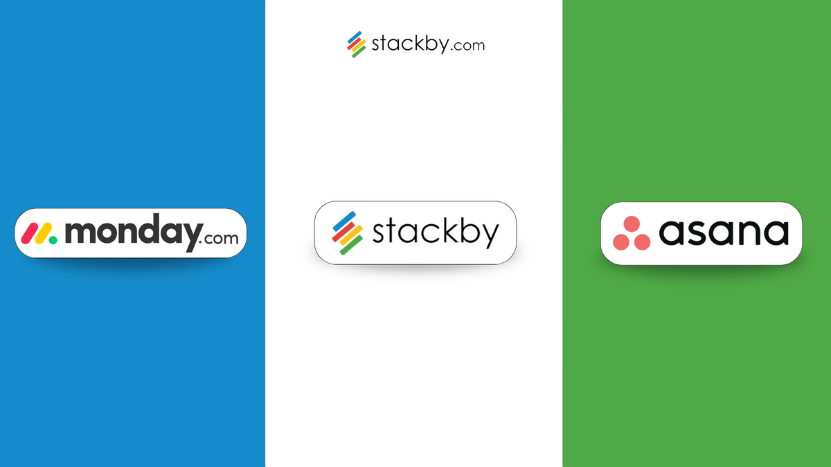 Asana vs Monday vs Asana vs Stackby - Choose the Best One!!