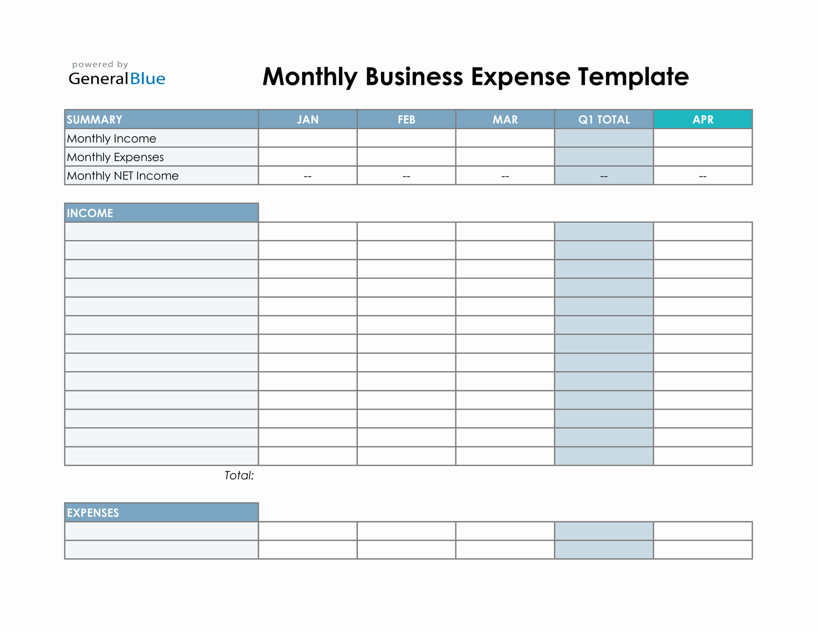 Free Excel Spreadsheet for Business Expenses (2024) - Stackby