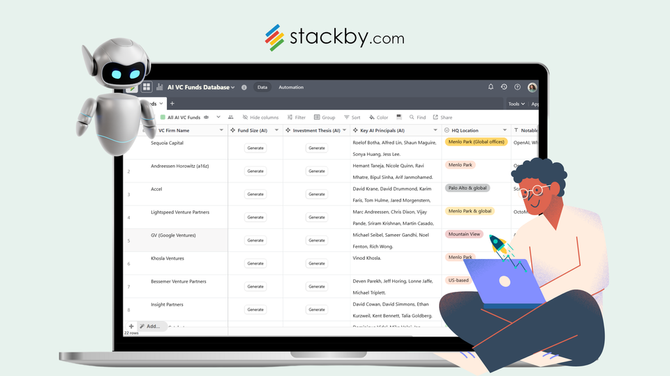 AI-Powered Data Management for Startups: From Lead Tracking to VC Fund Databases