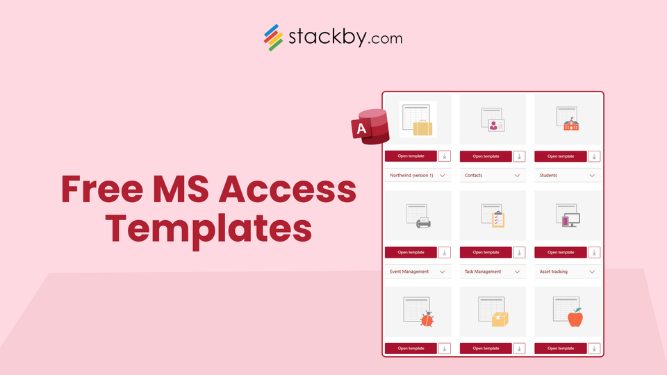 12 Free Microsoft Access Templates (And Why Stackby Is a Better Alternative)