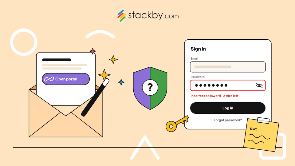 Client Portal With No Login: Magic Links vs Passwords, Which Is Safer?